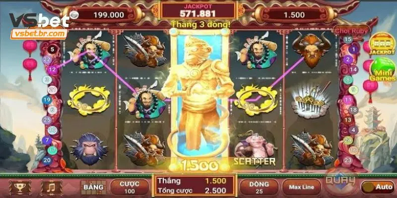 Cơ chế nổ hũ Tây Du Ký mở thưởng siêu khủng